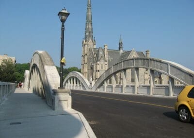 Central Presbyterian Church and Main St Bridge