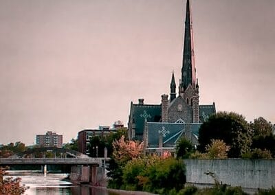 Central Presbyterian Church and Grand River
