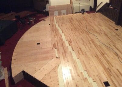 Stage Construction, Central Presbyterian Church, Cambridge, Ontario