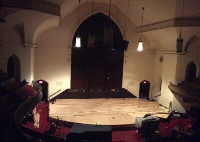 Stage Construction, Central Presbyterian Church, Cambridge, Ontario