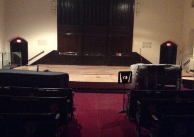 Stage Construction, Central Presbyterian Church, Cambridge, Ontario