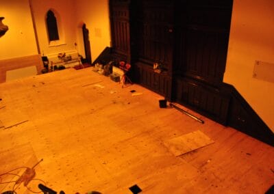 Stage Construction, Central Presbyterian Church, Cambridge, Ontario