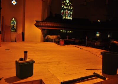 Stage Construction, Central Presbyterian Church, Cambridge, Ontario