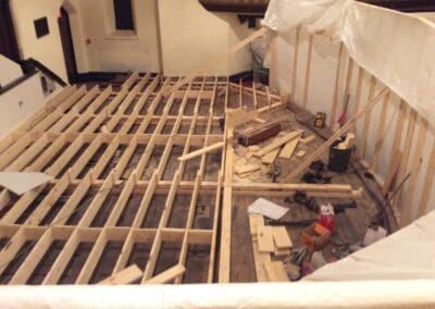 Stage Construction, Central Presbyterian Church, Cambridge, Ontario