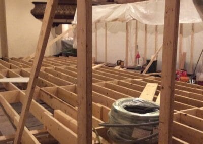 Stage Construction, Central Presbyterian Church, Cambridge, Ontario