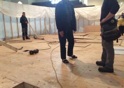 Stage Construction, Central Presbyterian Church, Cambridge, Ontario