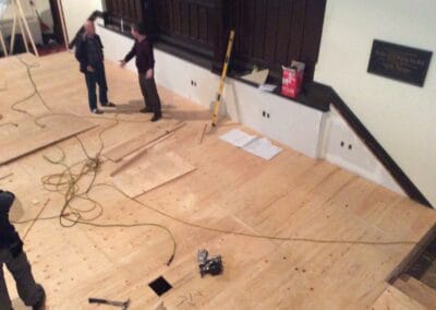 Stage Construction, Central Presbyterian Church, Cambridge, Ontario