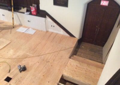 Stage Construction, Central Presbyterian Church, Cambridge, Ontario