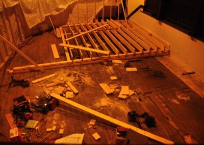 Stage Construction, Central Presbyterian Church, Cambridge, Ontario