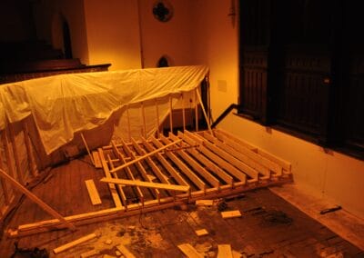 Stage Construction, Central Presbyterian Church, Cambridge, Ontario