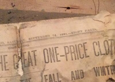 Stage Construction, Central Presbyterian Church, Cambridge, Ontario