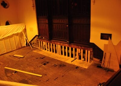Stage Construction, Central Presbyterian Church, Cambridge, Ontario