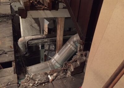 Stage Construction, Central Presbyterian Church, Cambridge, Ontario