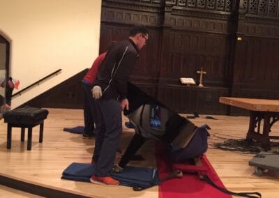 Stage Construction, Central Presbyterian Church, Cambridge, Ontario