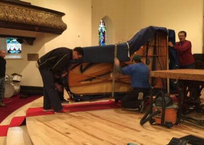 Stage Construction, Central Presbyterian Church, Cambridge, Ontario