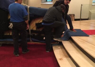 Stage Construction, Central Presbyterian Church, Cambridge, Ontario