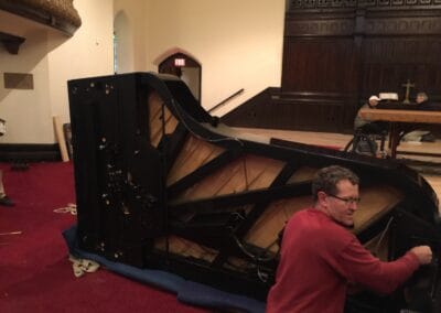 Stage Construction, Central Presbyterian Church, Cambridge, Ontario