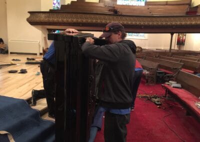 Stage Construction, Central Presbyterian Church, Cambridge, Ontario