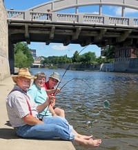 Fishing on the Grand