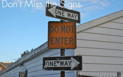 Teaching Series 11 Don’t miss the signs
