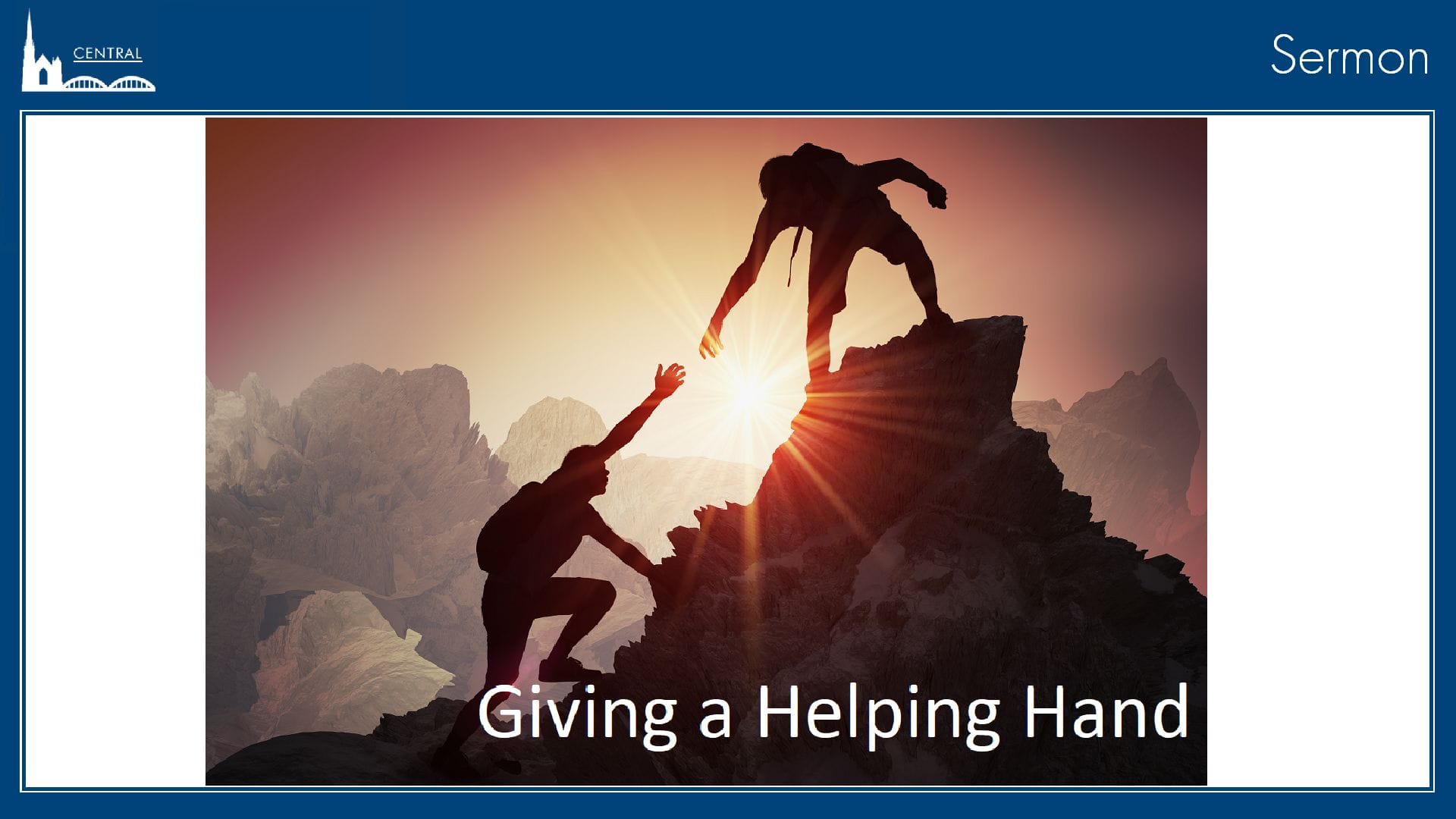 Giving a Helping Hand Giving a Helping Hand