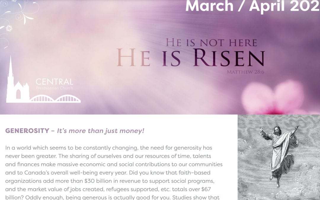 March/april newsletter